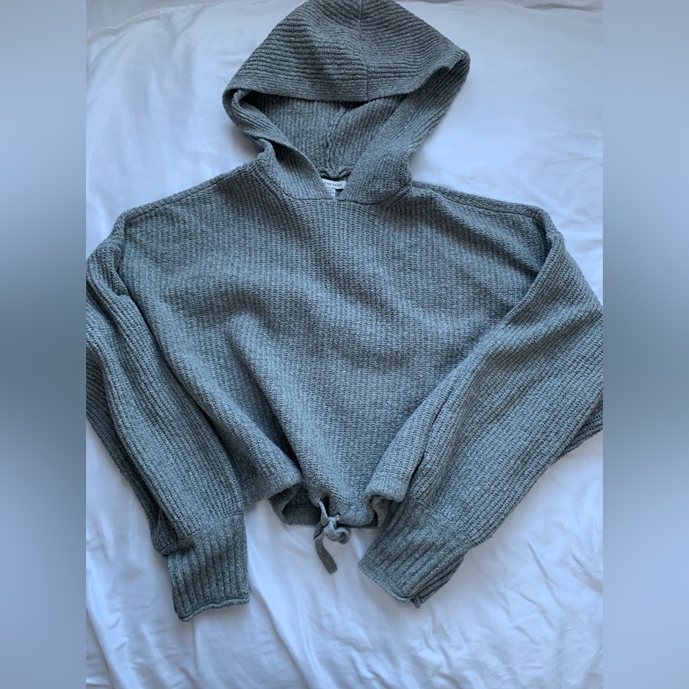 AMERICAN EAGLE KNIT HOODIE